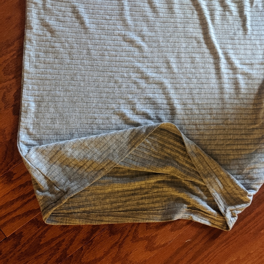 Off-the-shoulder Ribbed Top - Picture 2 of 6
